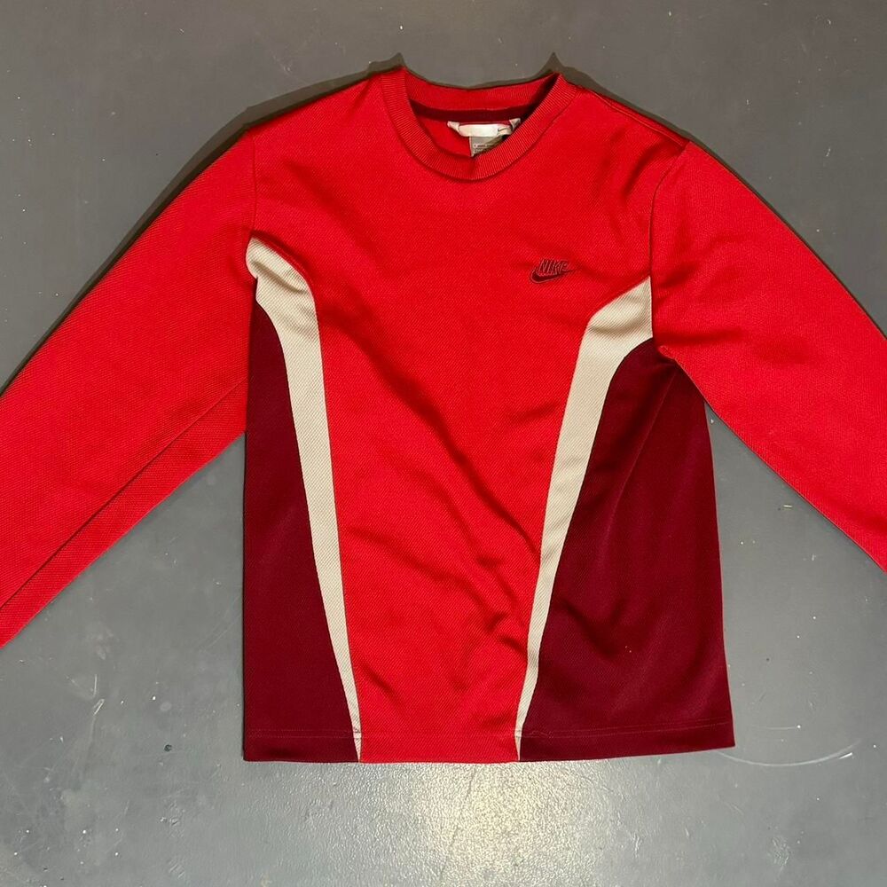 Nike Men's Red and Grey T-shirt